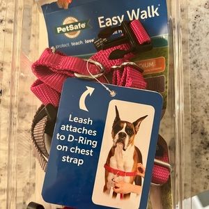 NWT Easy Walk Harness in Medium (pink)